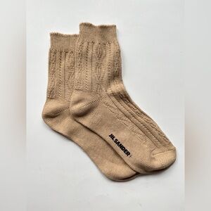 Jil Sander Light Tan Casual Socks